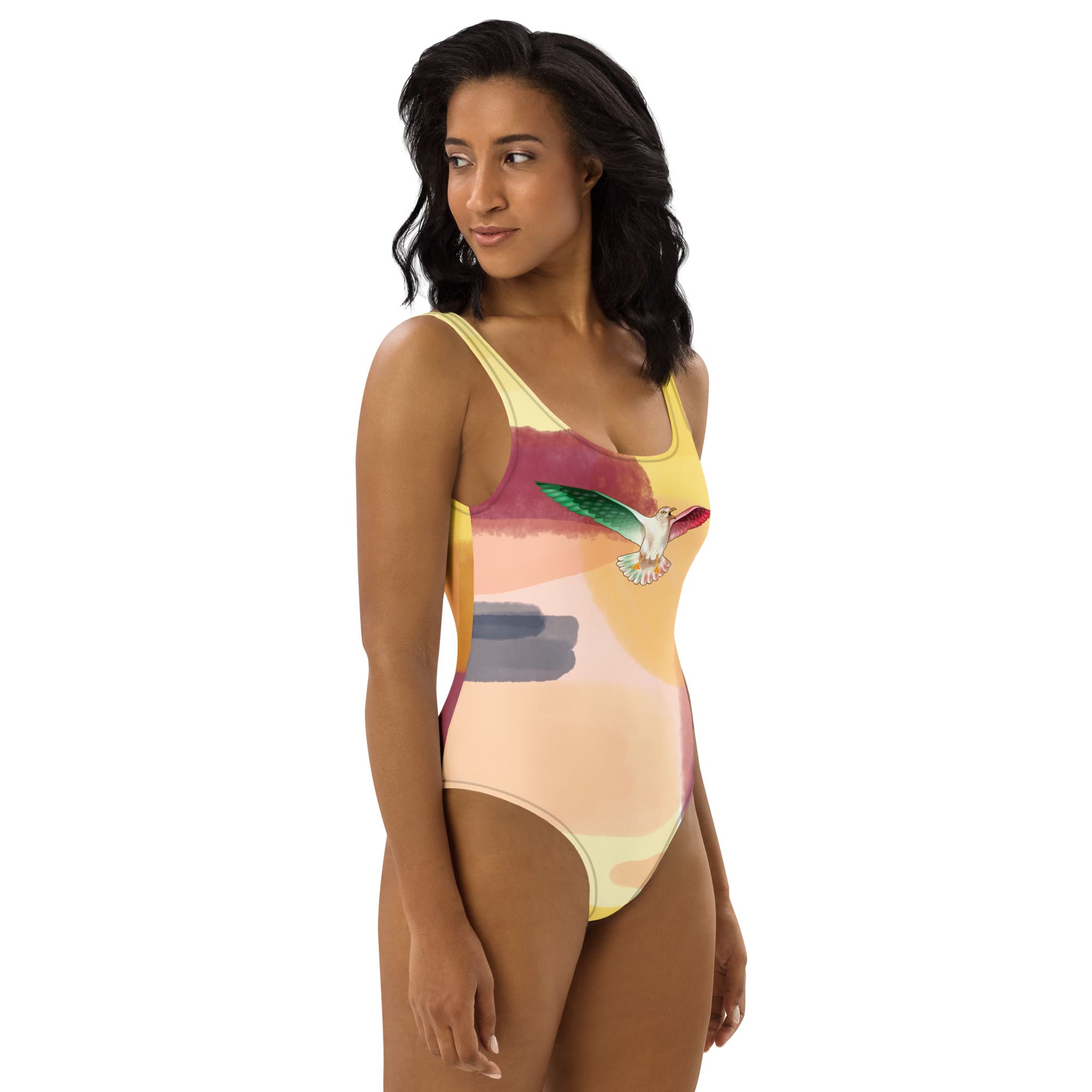 Designed One-Piece Swimsuit - Image 3