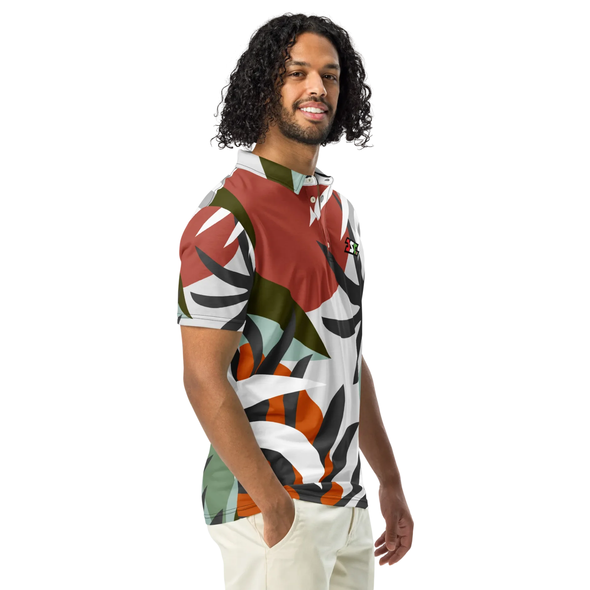 Designed Slim Fit Polo - Image 3