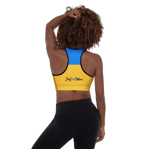 Designed Padded Sports Bra - Image 4