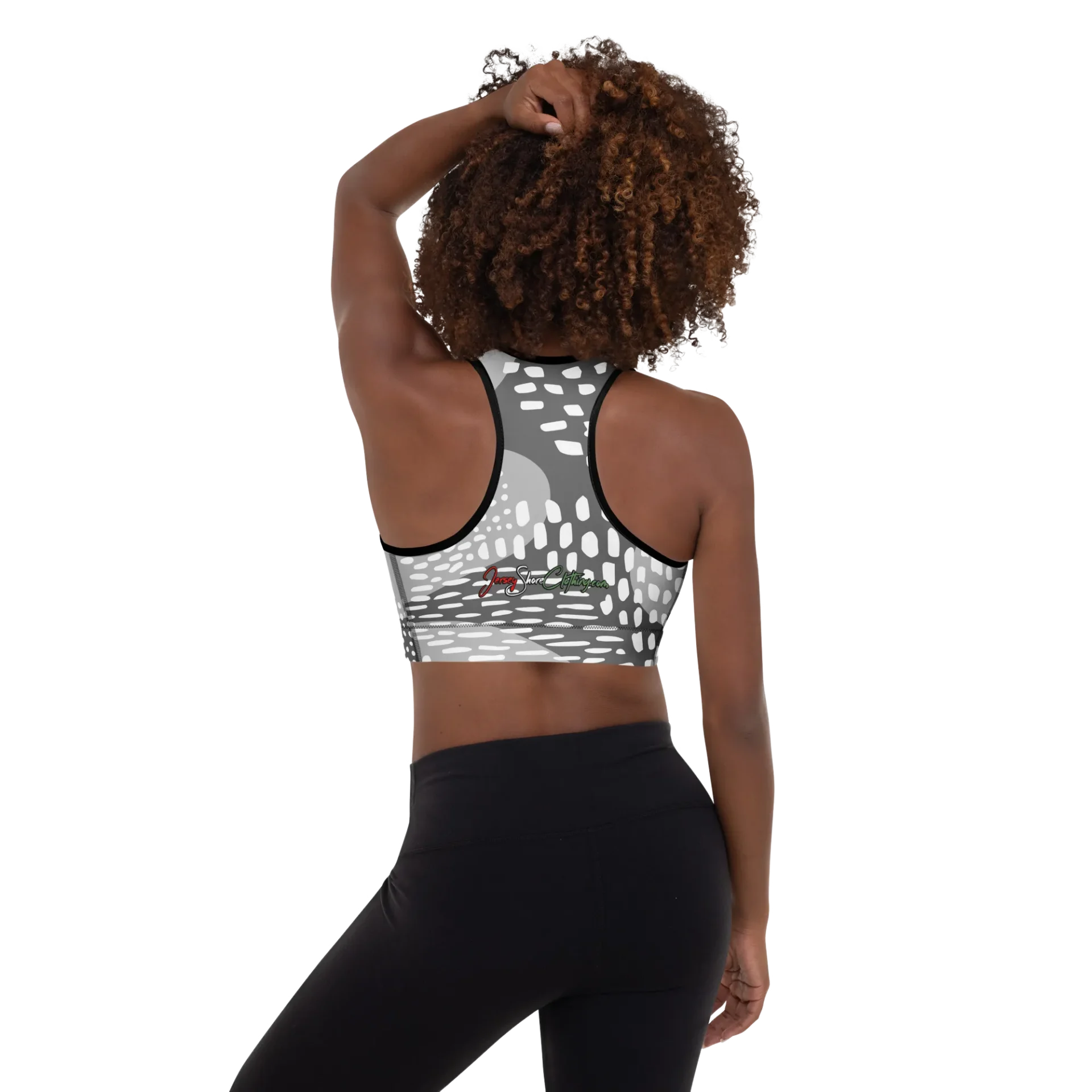 Designed Padded Sports Bra - Image 2