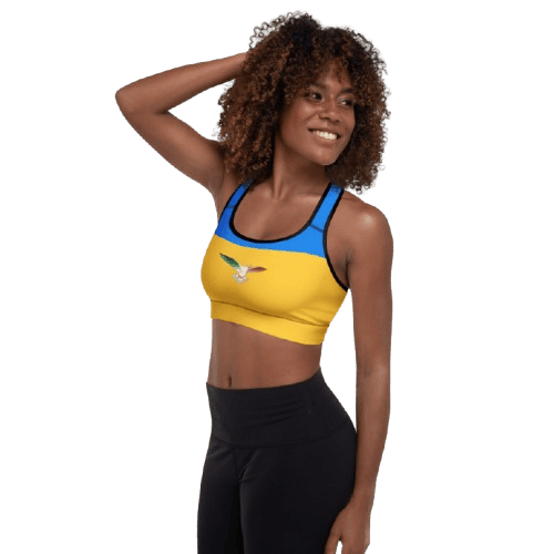 Designed Padded Sports Bra - Image 3