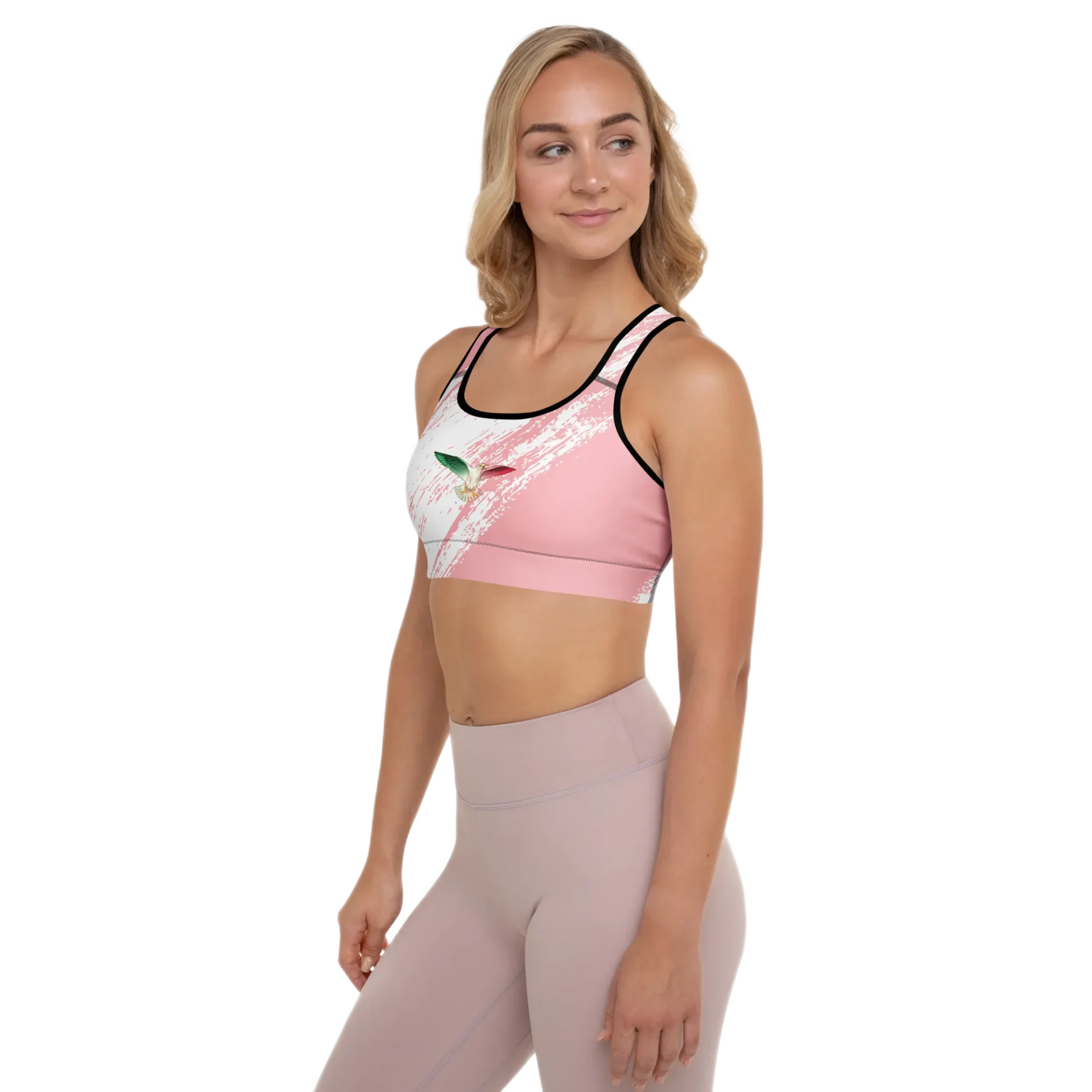 Designed Padded Sports Bra - Image 3