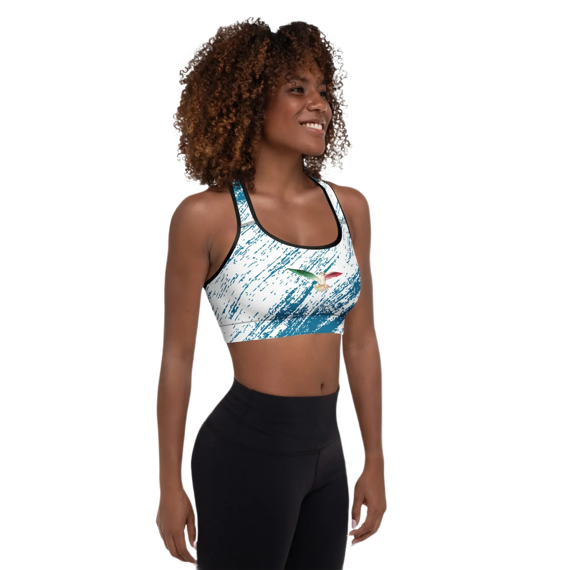 Designed Padded Sports Bra - Image 4