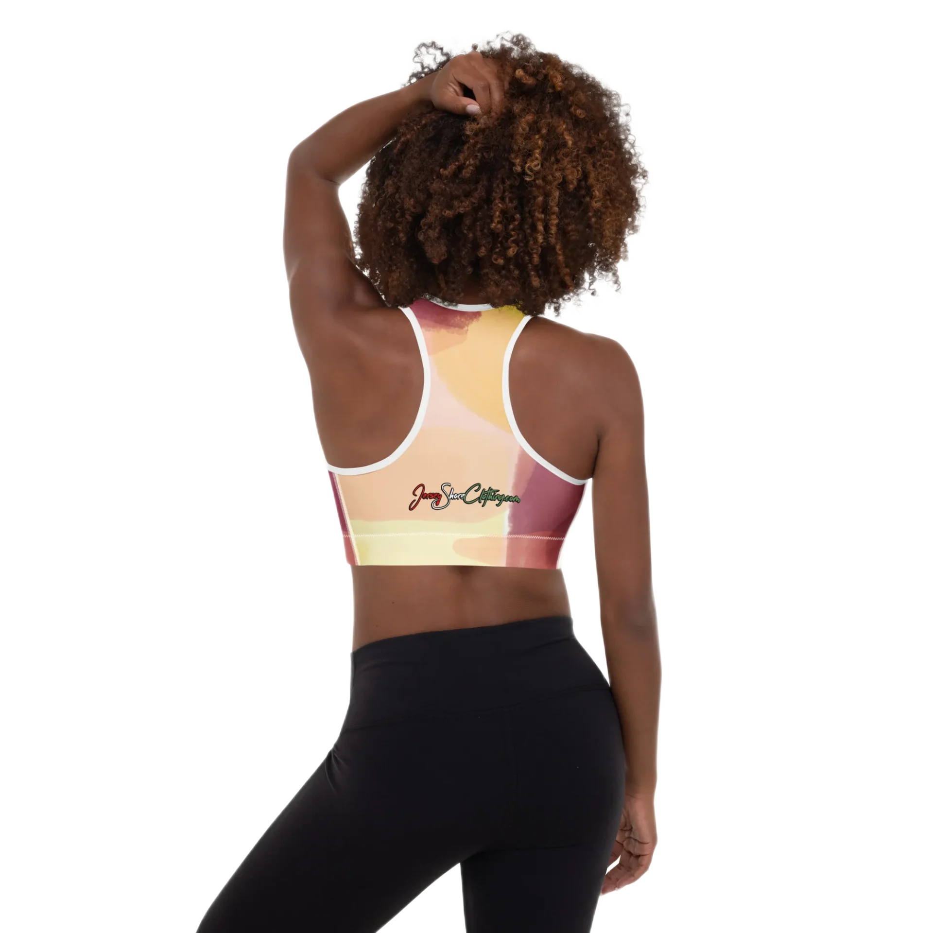 Designed Padded Sports Bra - Image 5