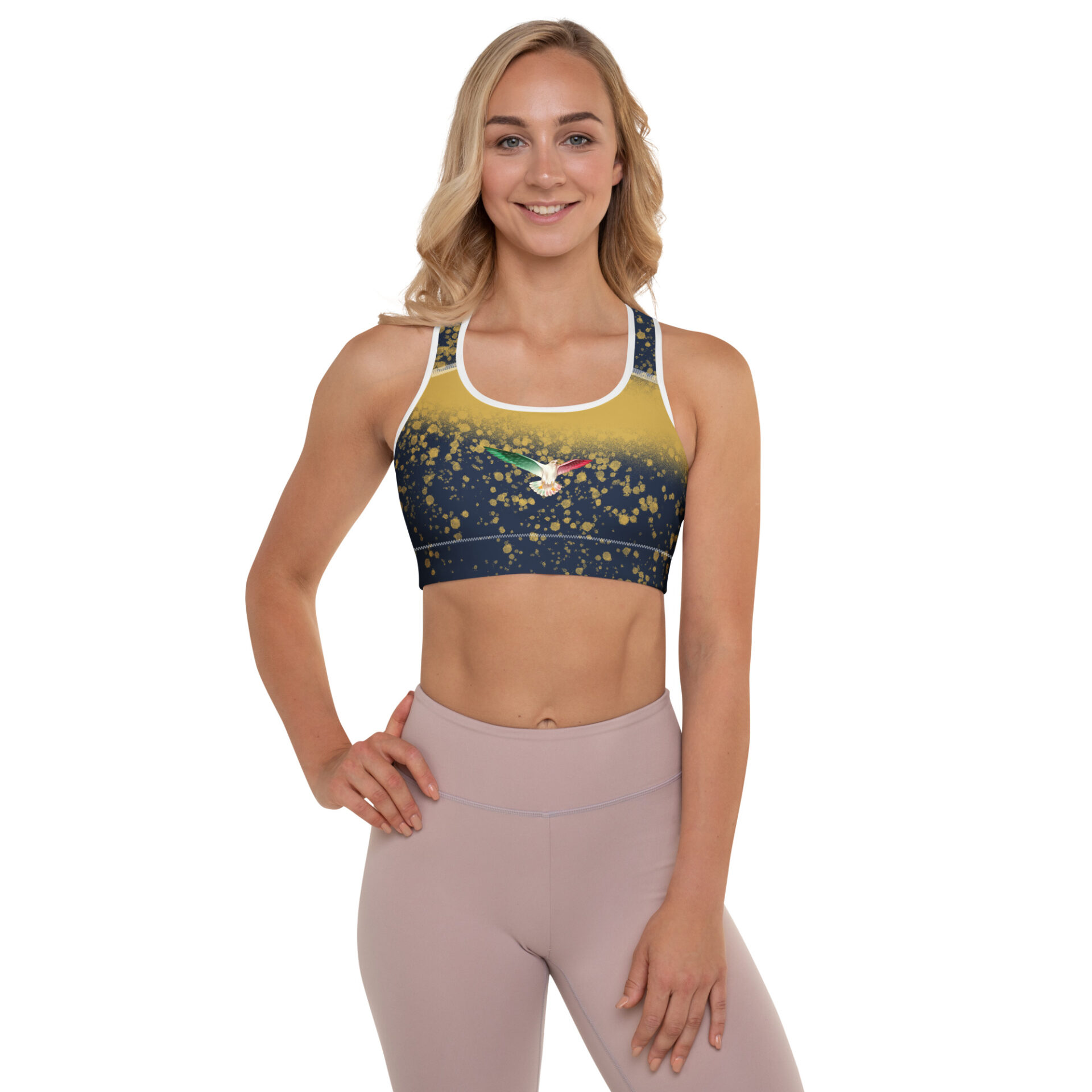 Designed Padded Sports Bra - Image 5