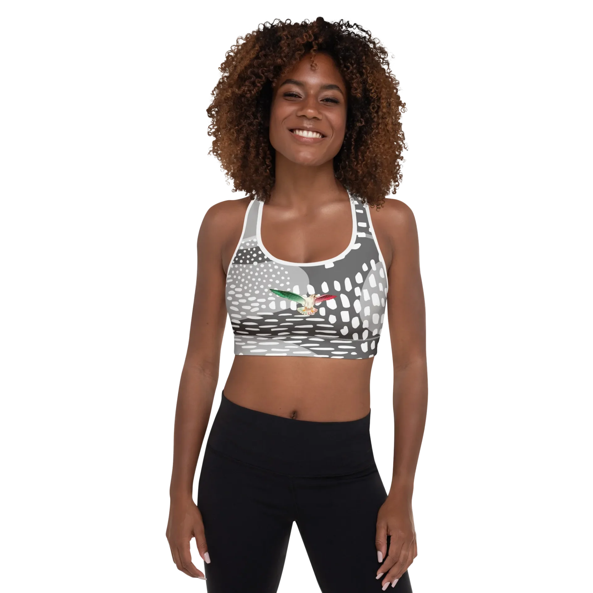 Designed Padded Sports Bra - Image 6