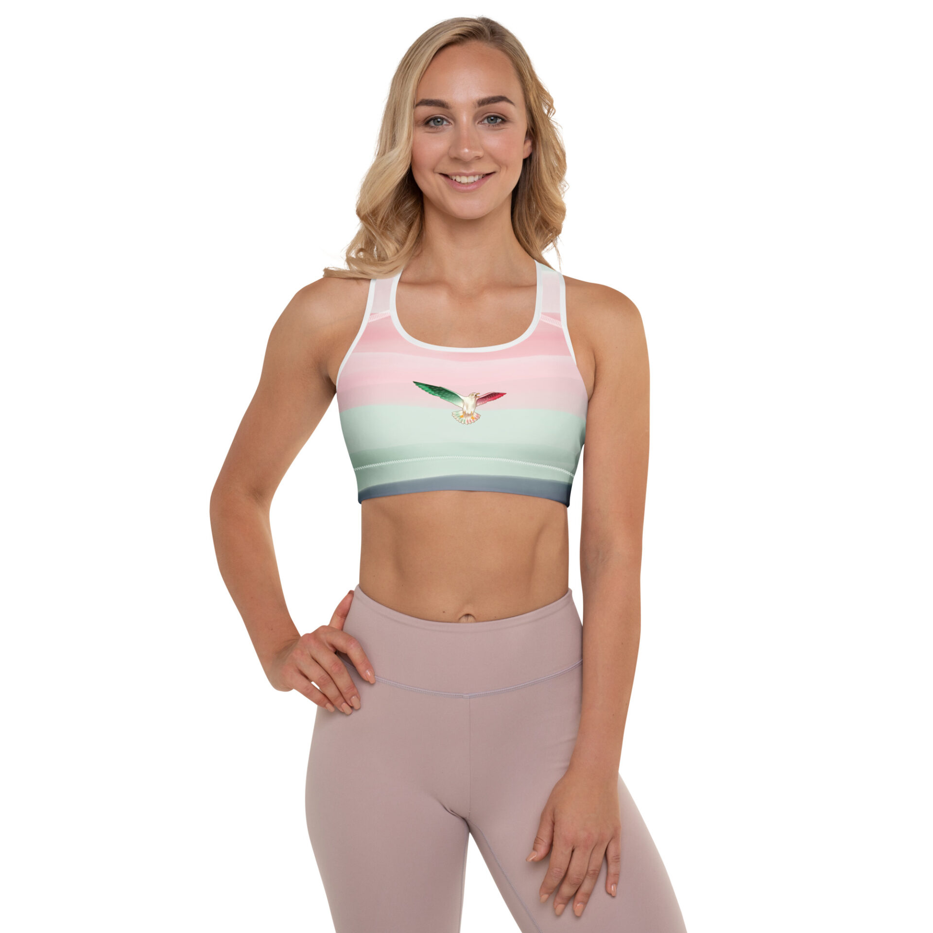 Designed Padded Sports Bra - Image 5