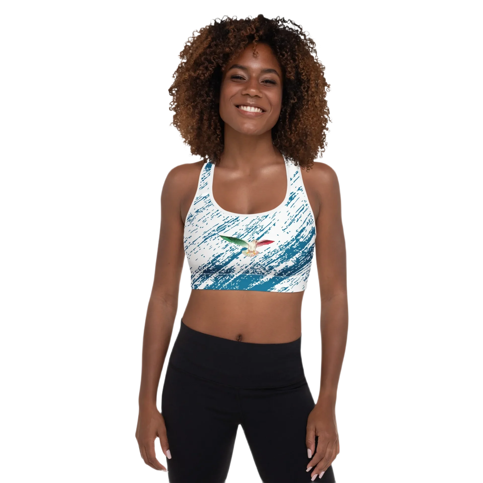 Designed Padded Sports Bra - Image 6