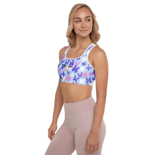 Designed Padded Sports Bra - Image 3