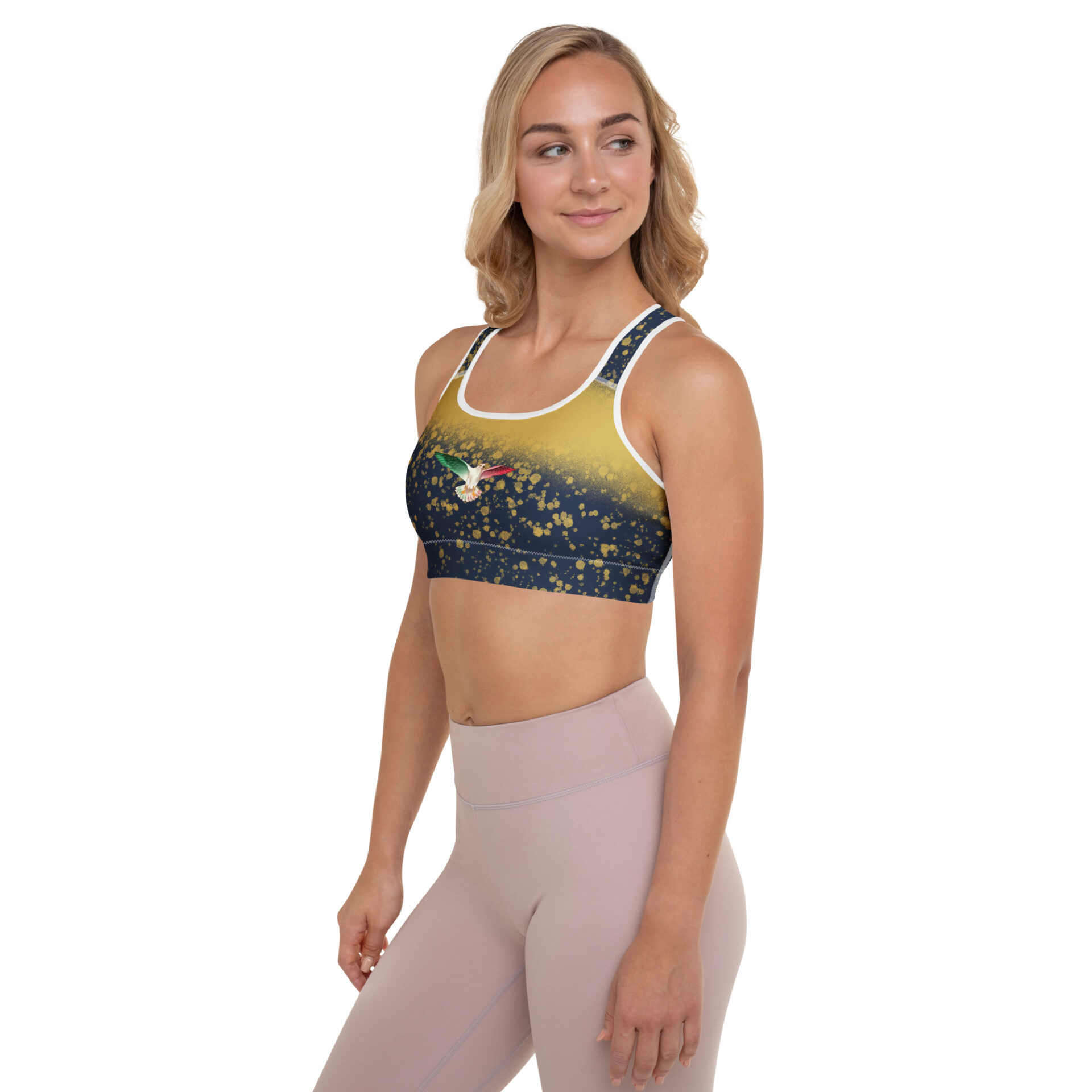 Designed Padded Sports Bra - Image 6