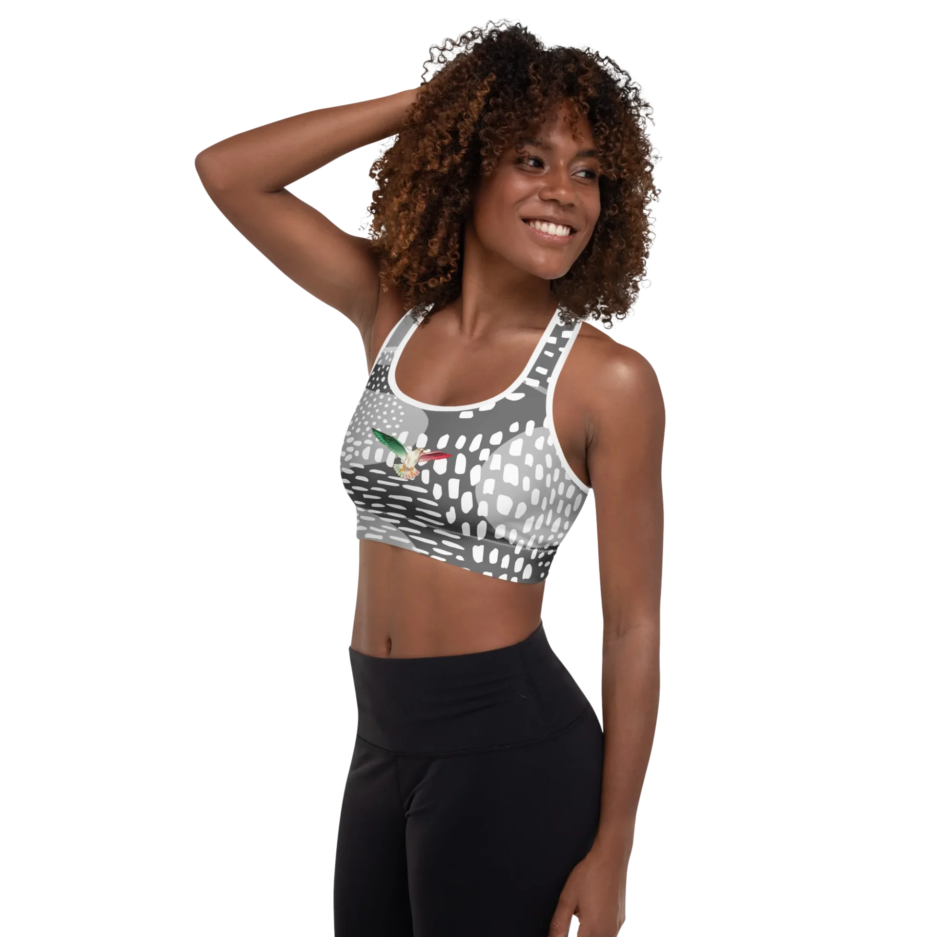 Designed Padded Sports Bra - Image 7