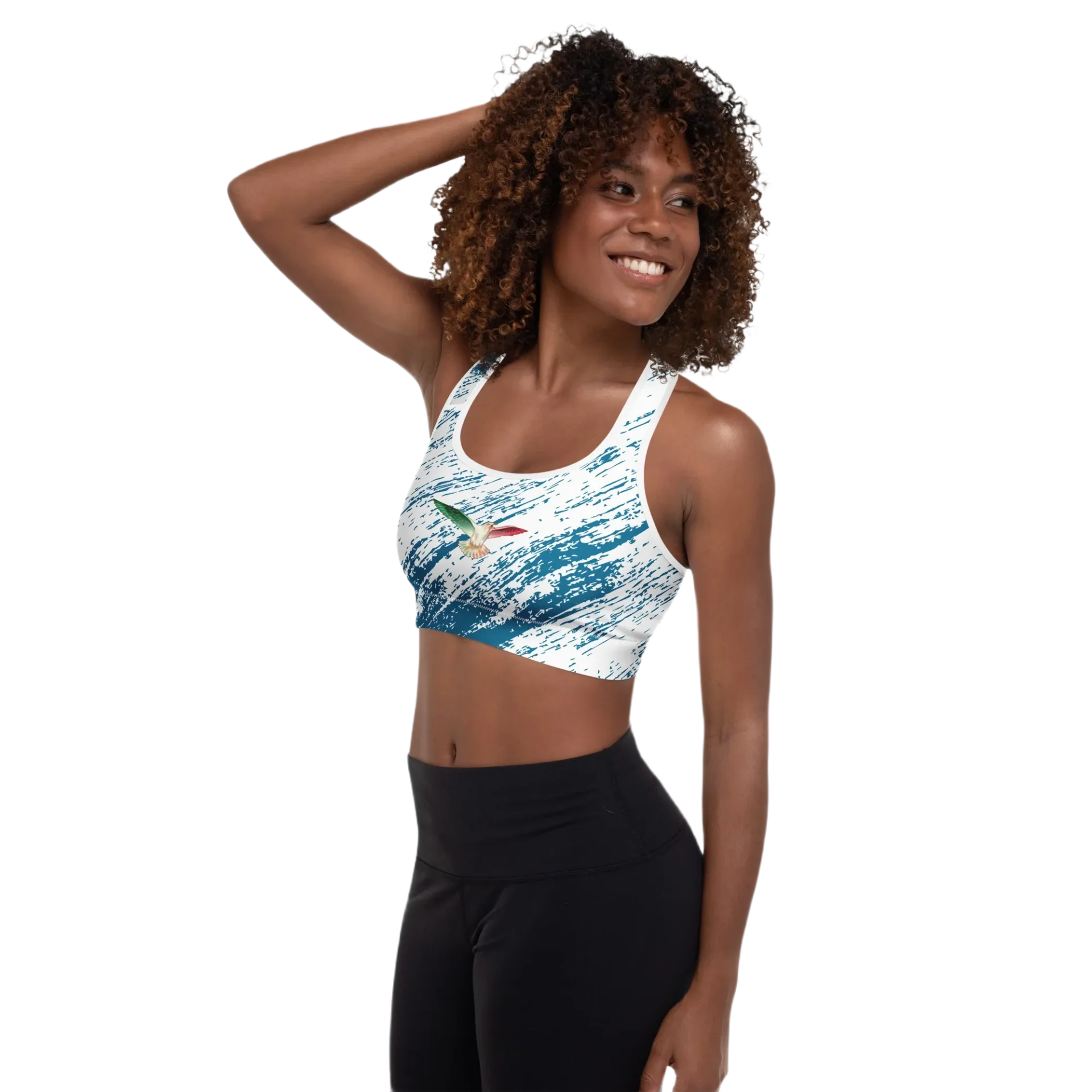 Designed Padded Sports Bra - Image 7