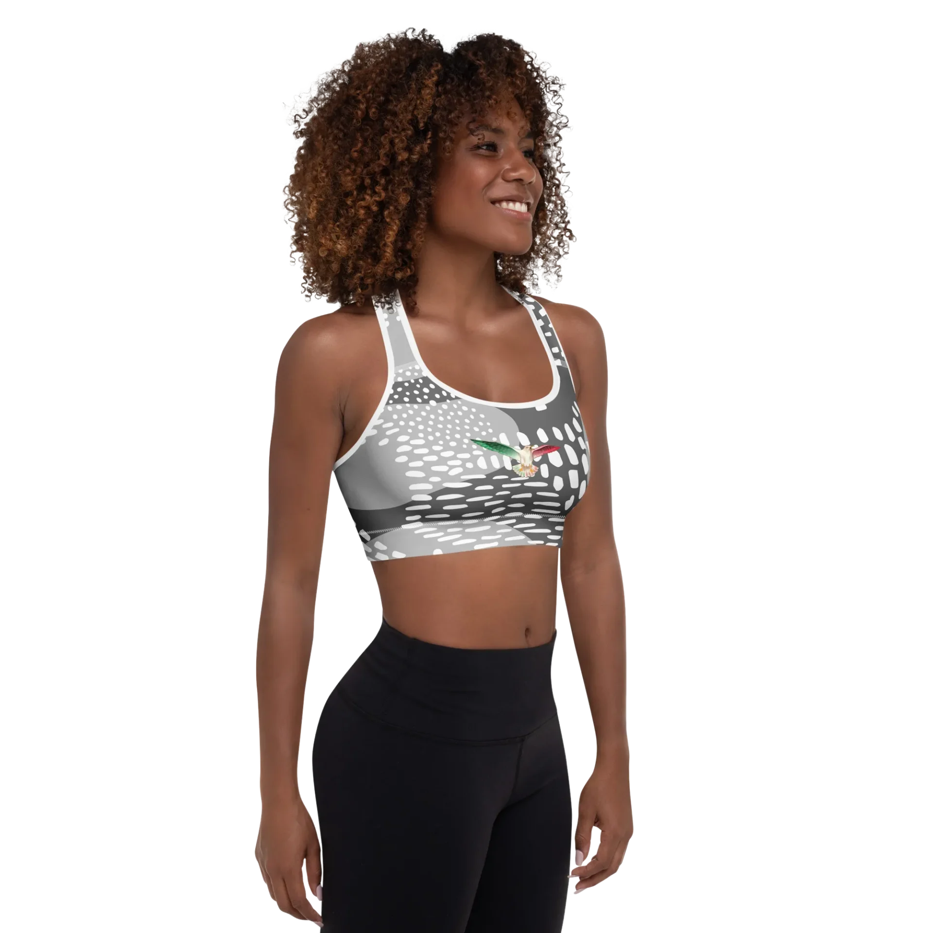 Designed Padded Sports Bra - Image 8