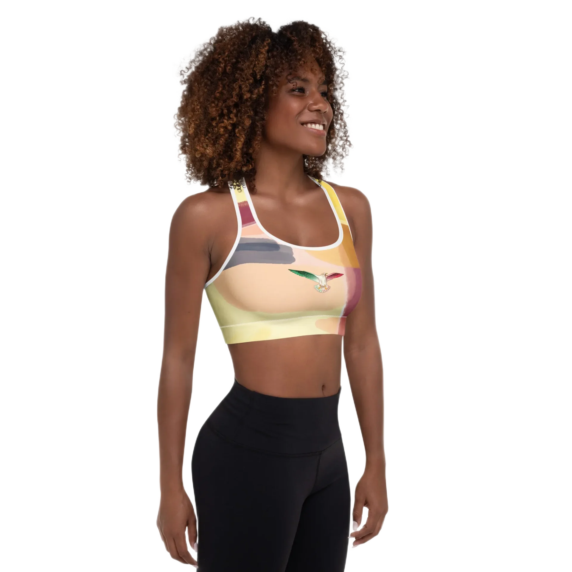 Designed Padded Sports Bra - Image 8