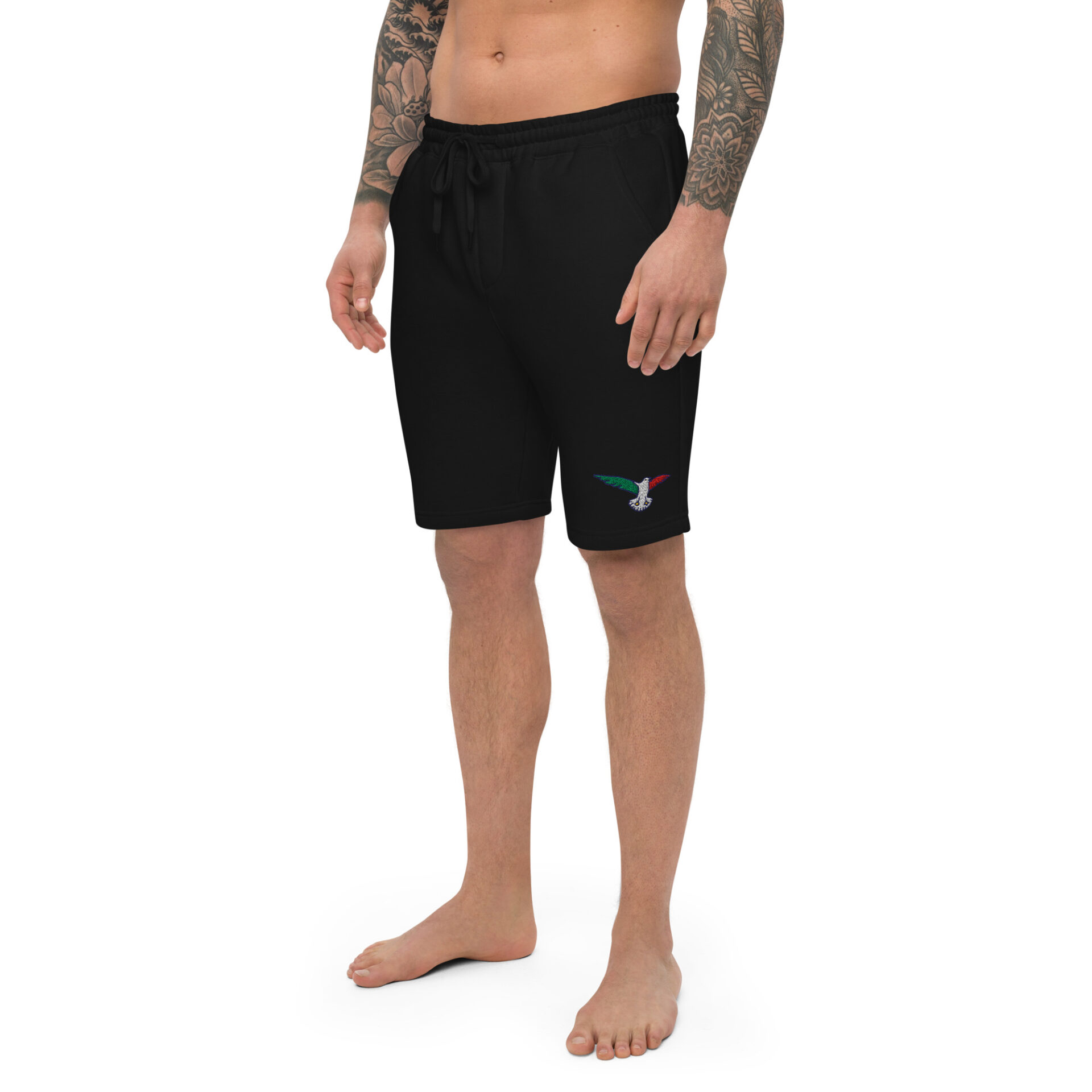 Fleece Shorts: Embroidered - Image 2
