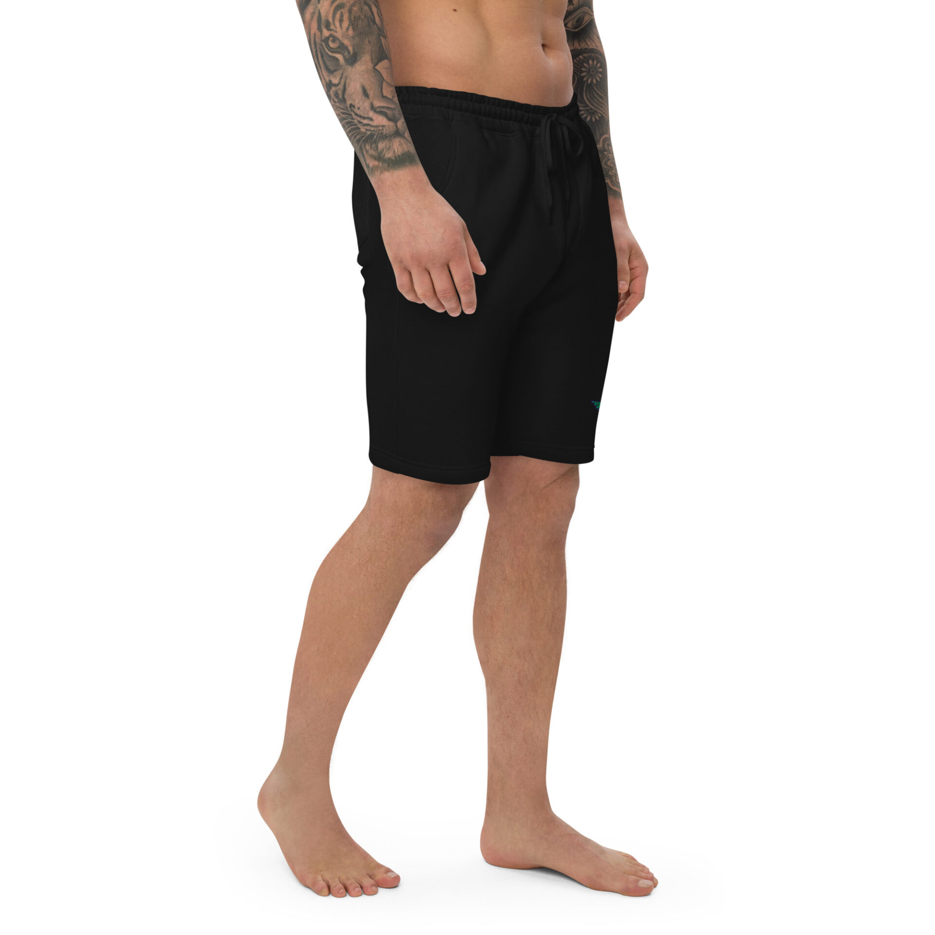 Fleece Shorts: Embroidered - Image 4