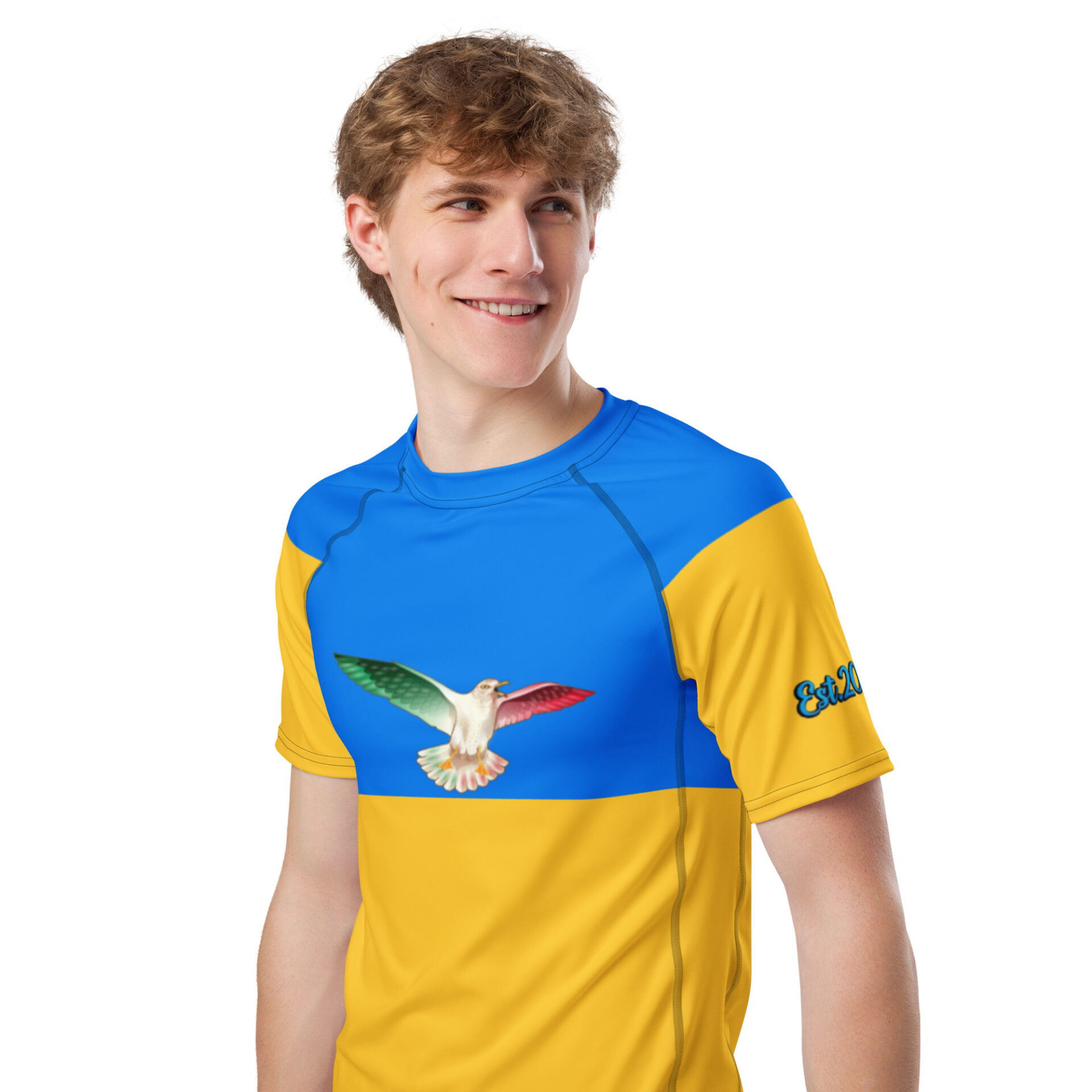 Designed Short Sleeve Rashguard - Image 3