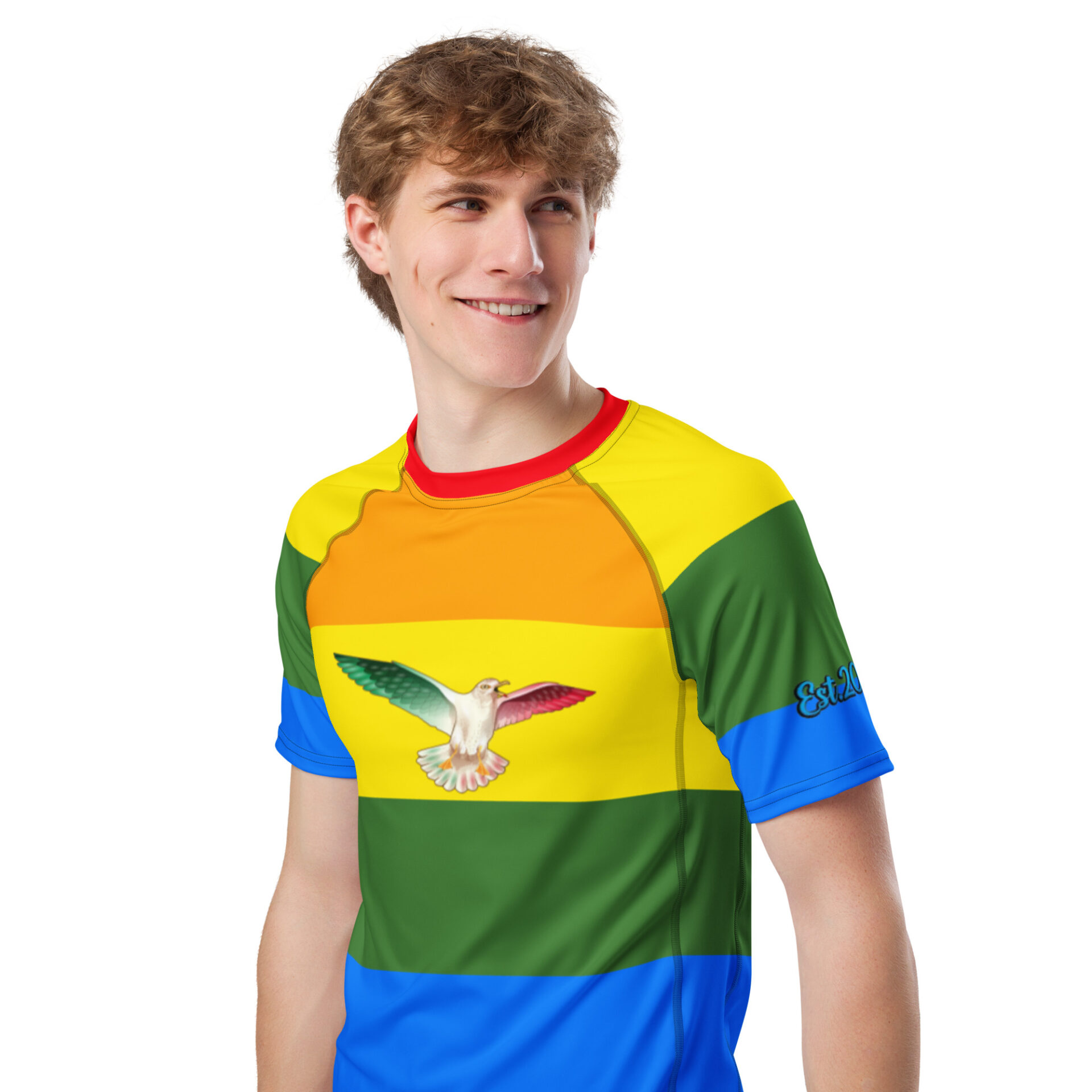 Designed Short Sleeve Rashguard - Image 3