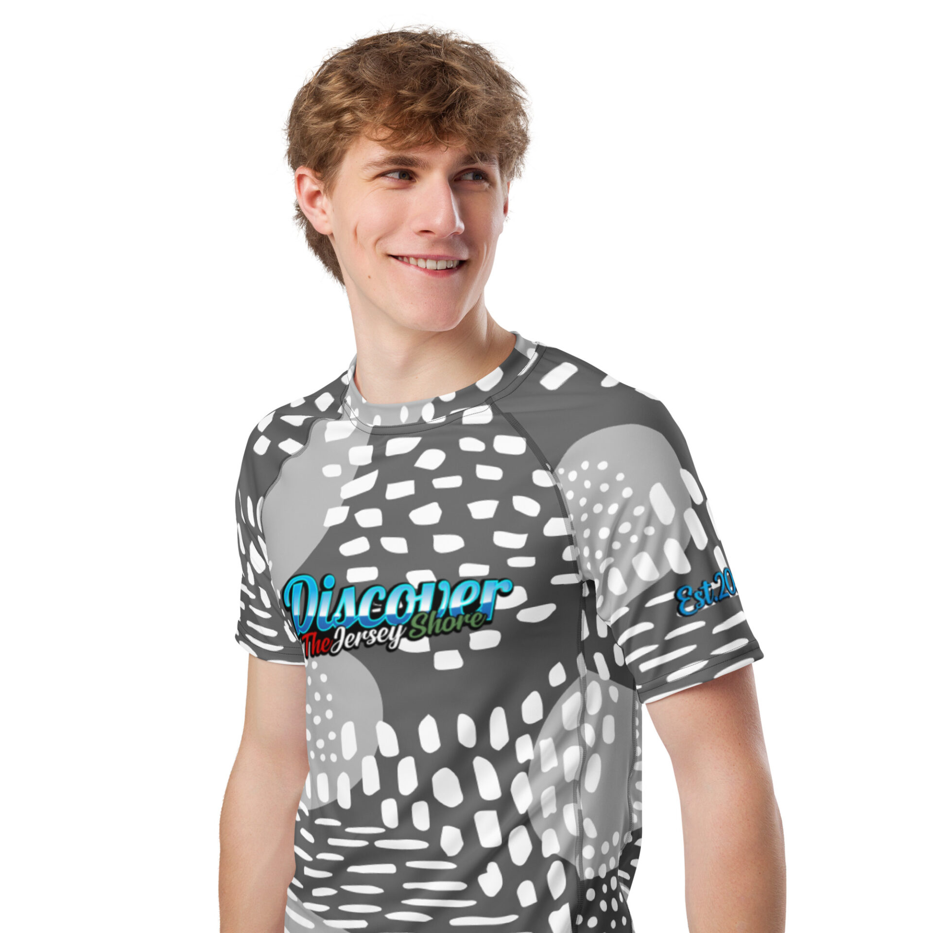 Designed Short Sleeve Rashguard - Image 3