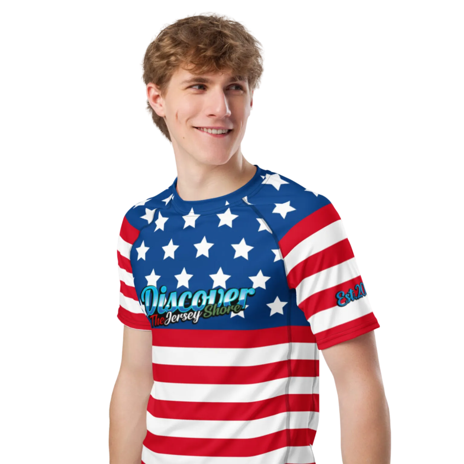 Designed Short Sleeve Rashguard - Image 3