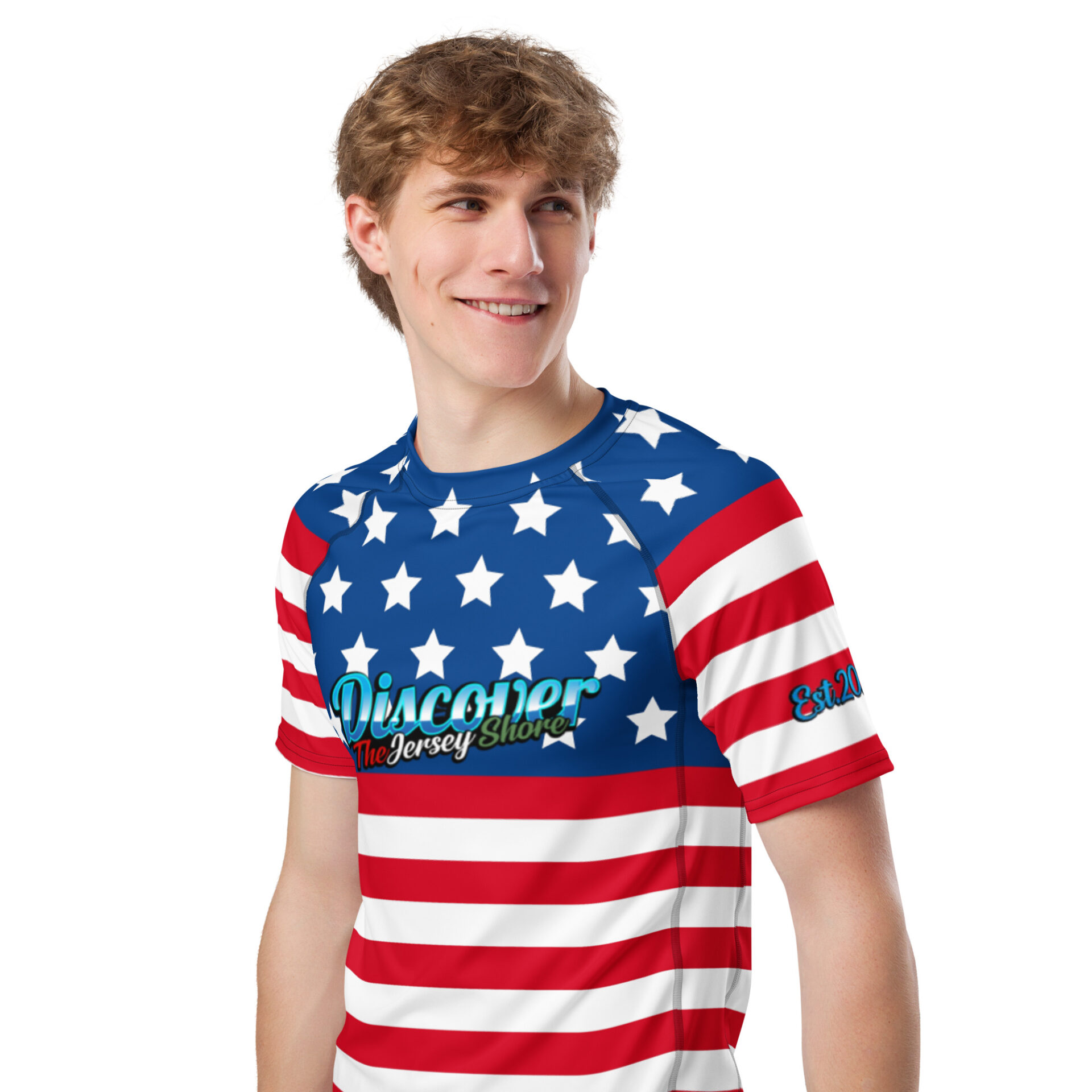 Designed Short Sleeve Rashguard - Image 3