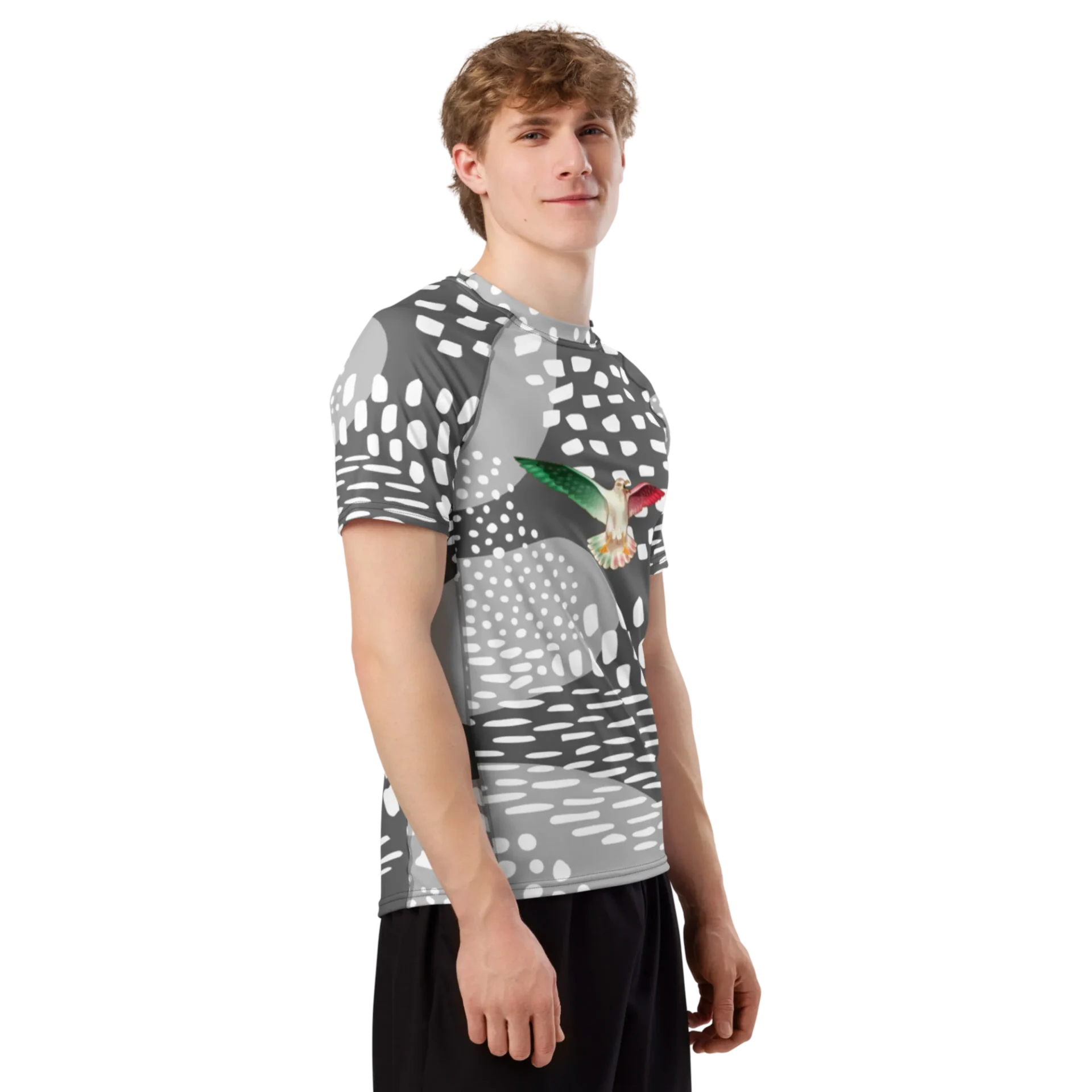 Designed Short Sleeve Rashguard - Image 2