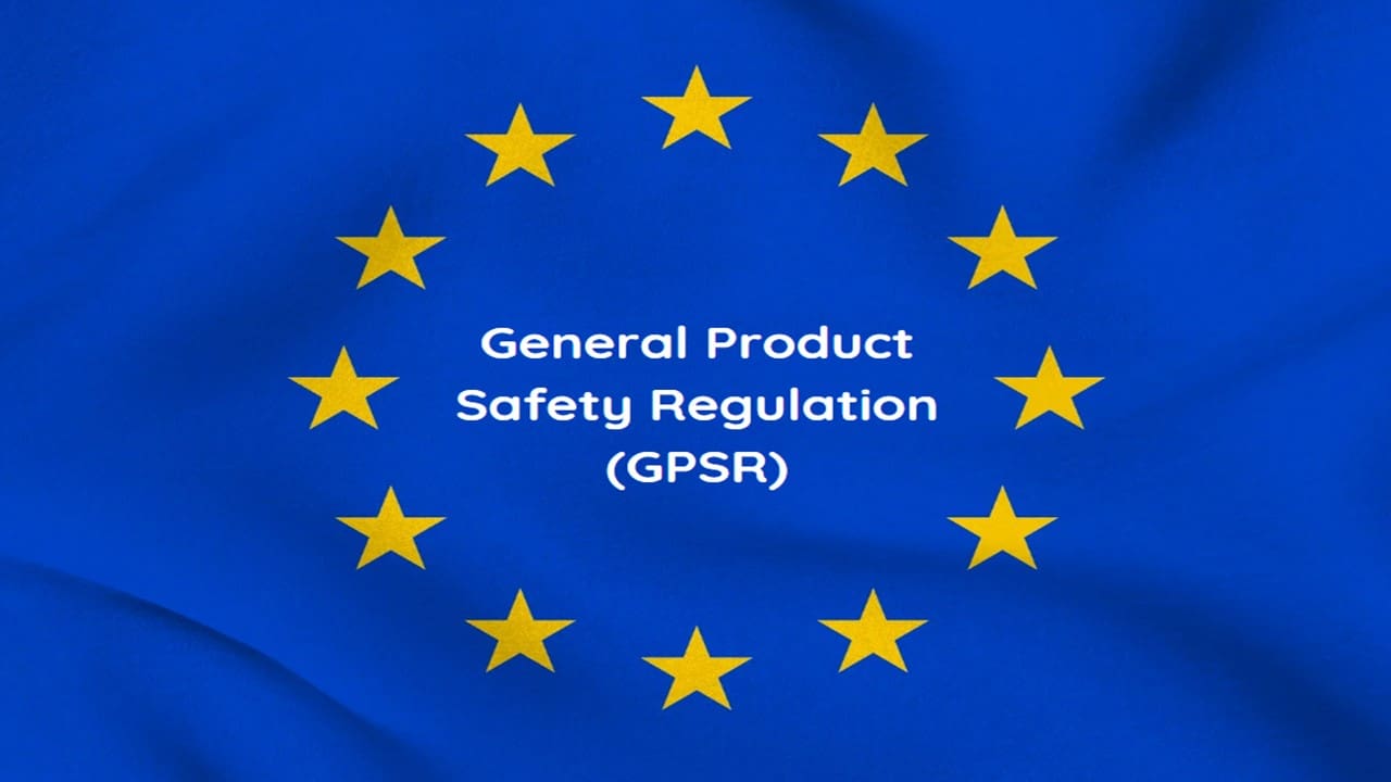 EU flag with General Product Safety Regulation