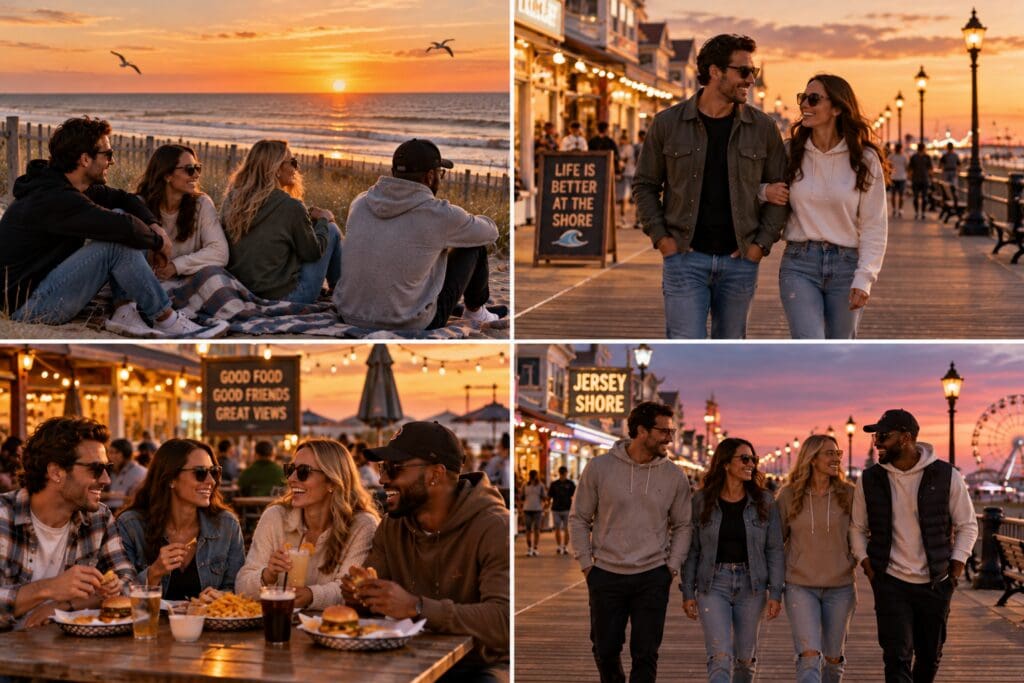 Jersey Shore evening fall outfits
