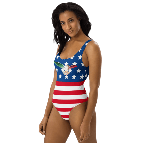 Designed One-Piece Swimsuit - Image 2